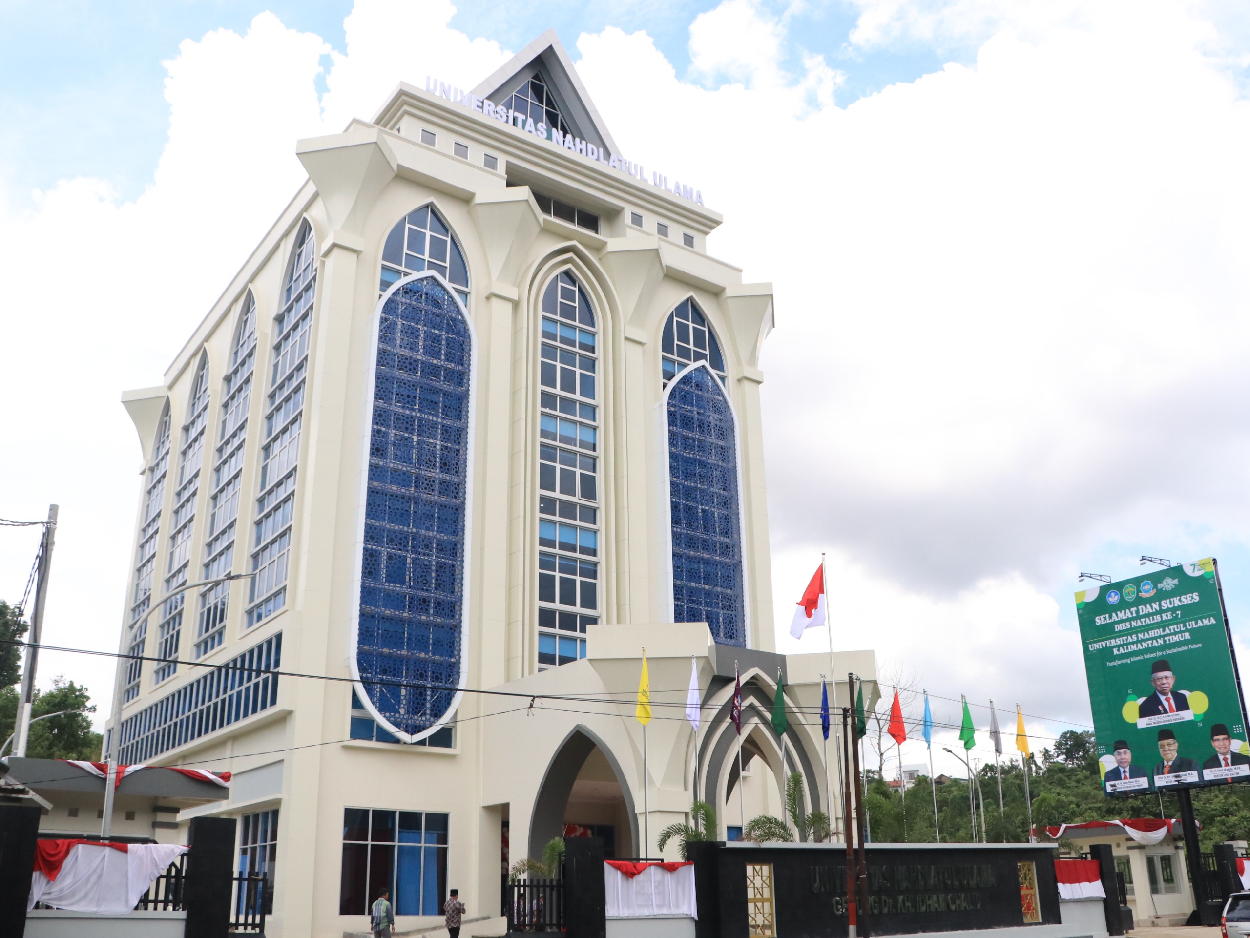 Suasana kampus Universitas Nahdlatul Ulama Kalimantan Timur